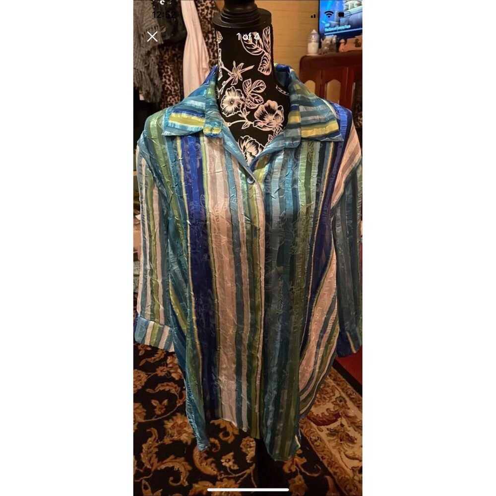 No Label Size 18 Blouse Tunic GORGEOUS Excellent Quality
